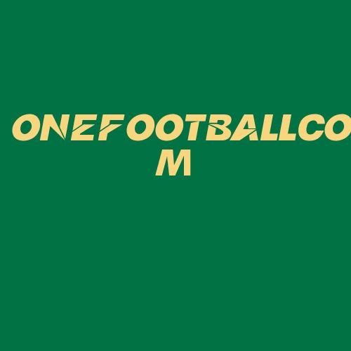 Logo da ONEFOOTBALLCOM